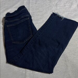 J. Crew Women's Deep Indigo Ankle Jeans